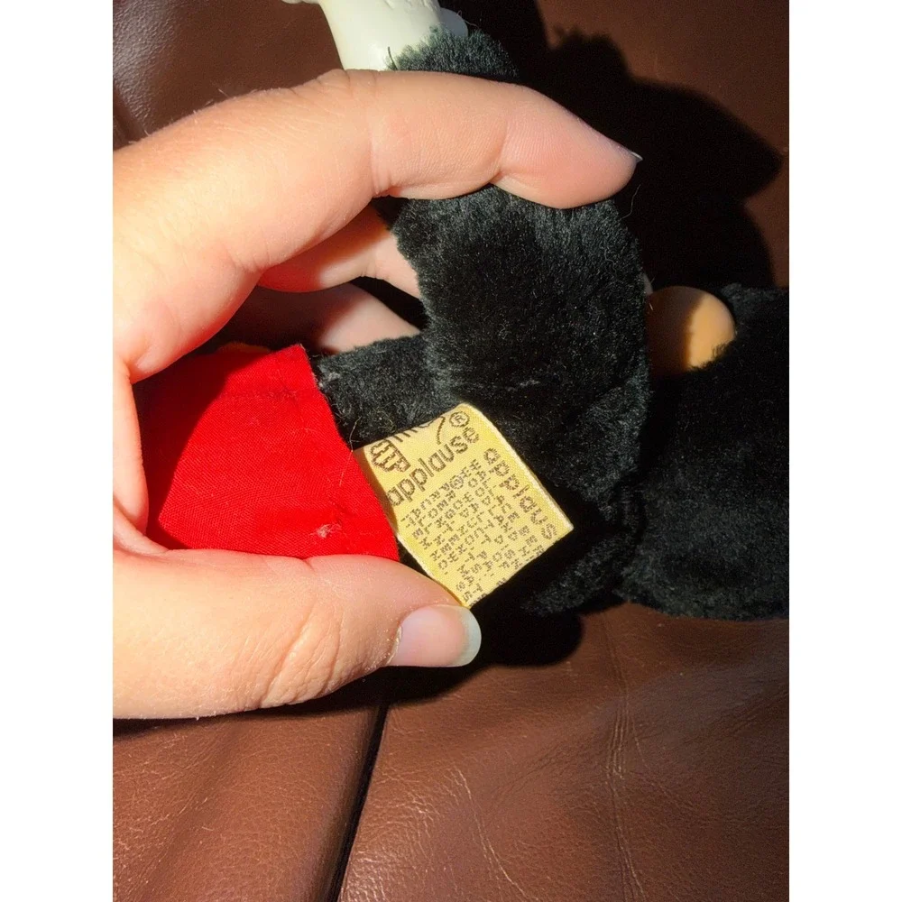 Vintage Mickey Mouse Applause Plush Plastic Face Hands Shoes 1980s‎ Disney Toy